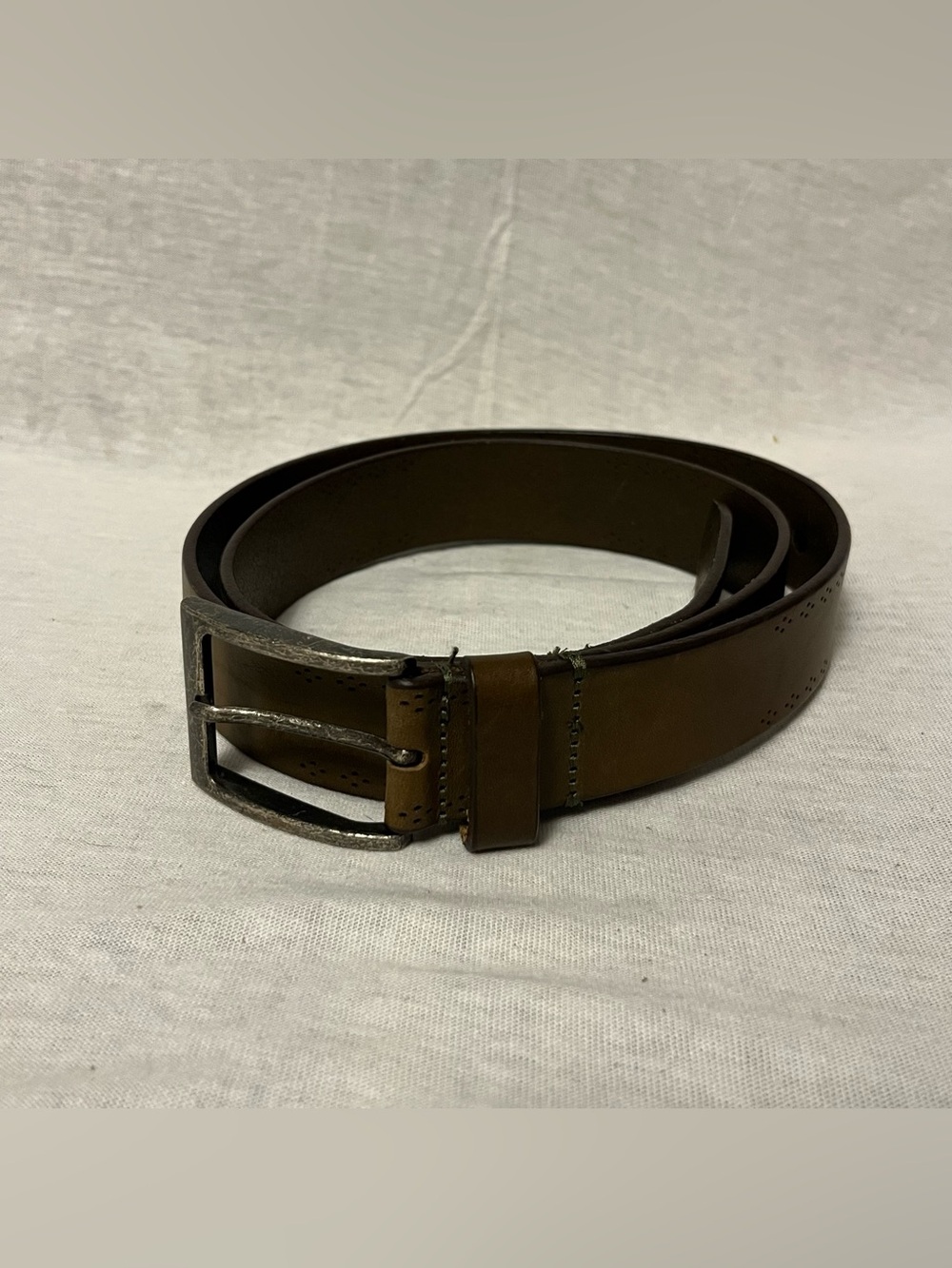 Allen Edmonds Classic Brown Leather Belt
